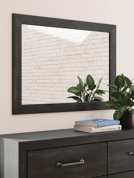 Hollivern Queen Panel Bed, Dresser, Mirror, Chest and Nightstand
