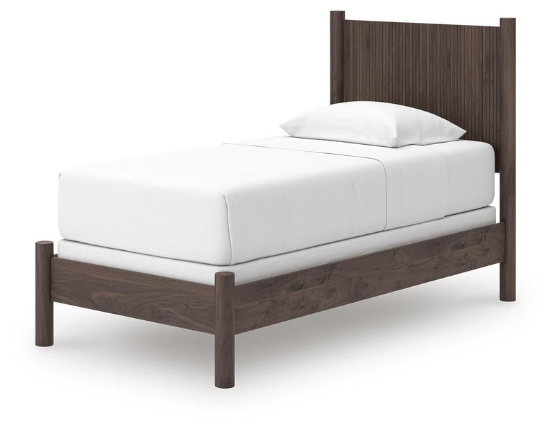 Cadmori Twin Panel Bed, Dresser, Mirror and Nightstand