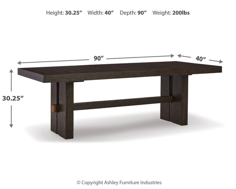 Burkhaus Dining Table and 6 Chairs