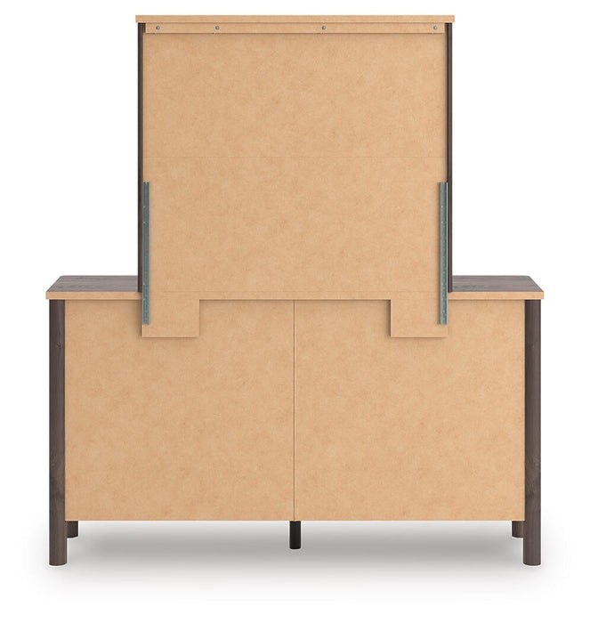 Pamytta Queen Panel Bed, Dresser, Mirror, Chest and Nightstand