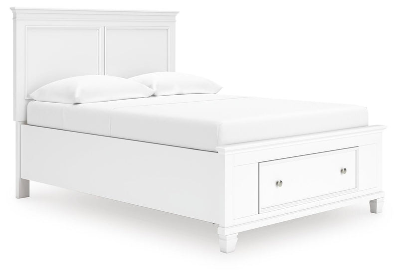 Fortman Full Panel Storage Bed, Dresser and Mirror