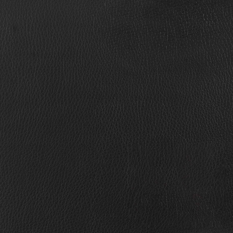 Lenny Tufted Adjustable Faux Leather Bar Stool Black (Set of 2)