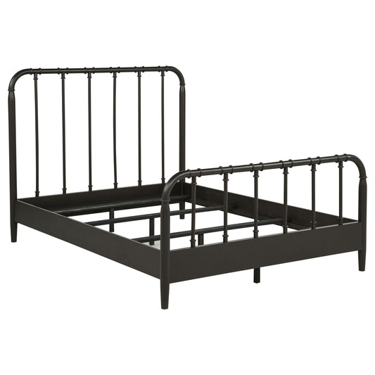 Rocco All Wood Water Pipe Open Frame Full Bed Dark Bronze