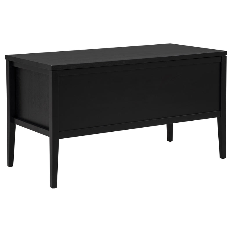 Graham 4-Drawer Lift-Top Computer Desk Black