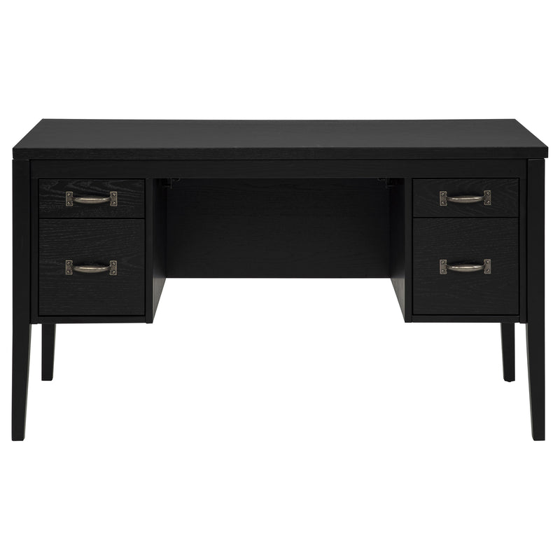 Graham 4-Drawer Lift-Top Computer Desk Black