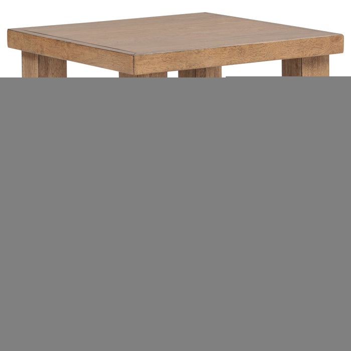 Beasley 2-Piece Wood Coffee Table Set Golden Oak