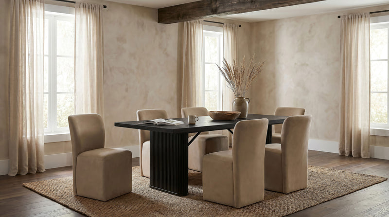 Jaelynn Upholstered Dining Side Chair Tan (Set of 2)