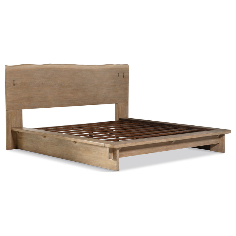 Stillwater Eastern King Platform Weathered Oak