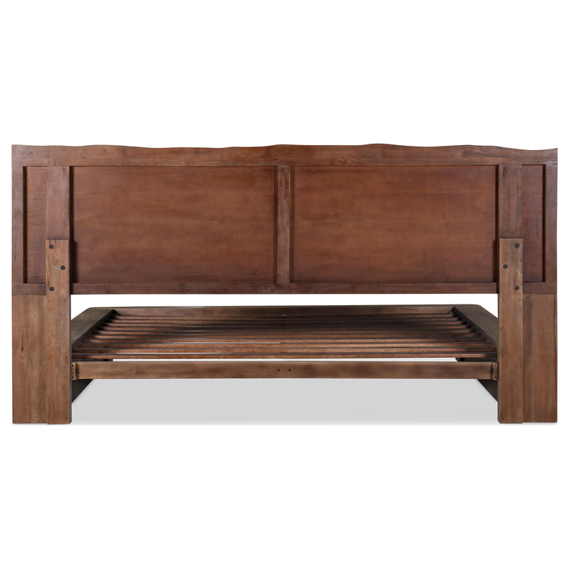 Stillwater Eastern King Platform Weathered Oak