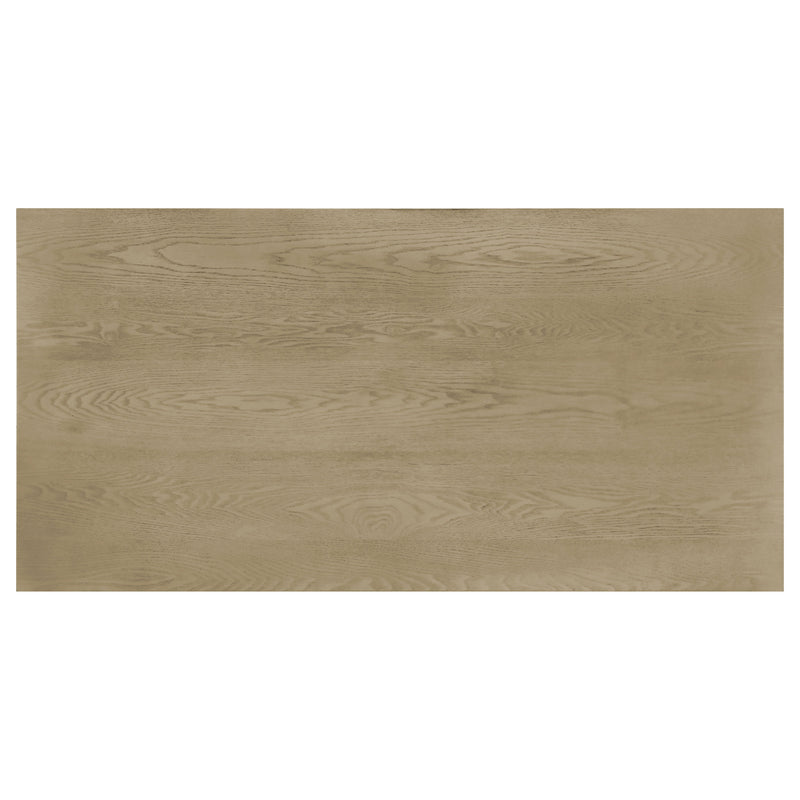 Decker 47-Inch Rectangular Cocktail Coffee Table Natural Oak