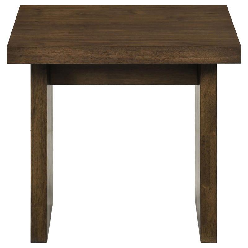 Decker Square Occasional Side End Table Walnut