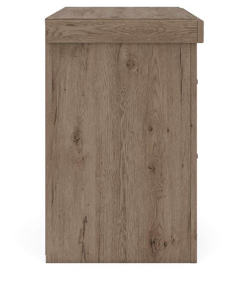 Garistyn Queen Panel Bed. Dresser, Mirror and Nightstand