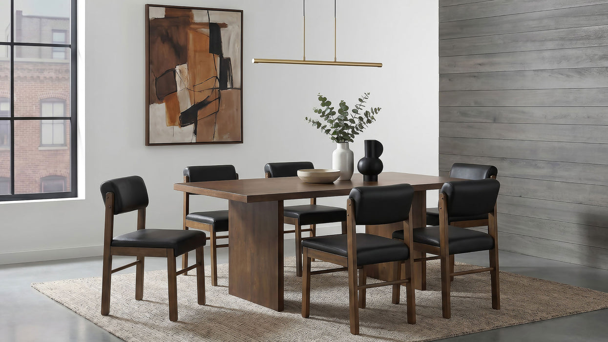 Decker 82-inch Rectangular Wood Dining Table Walnut