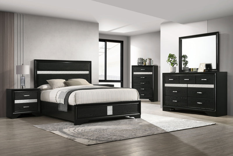 Miranda 5-piece Eastern King Bedroom Set White