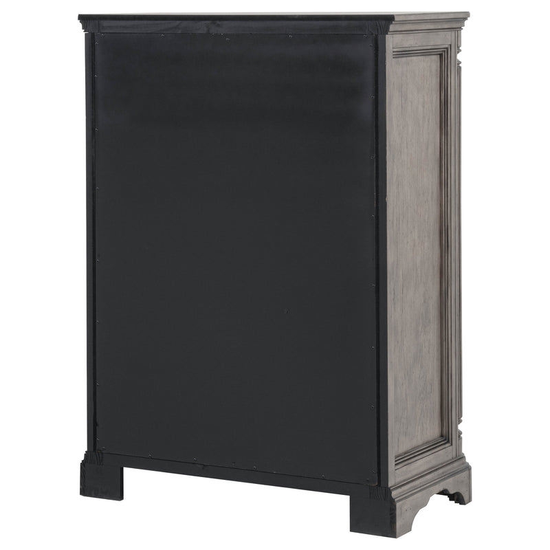 Cresswell 5-piece Eastern King Storage Bedroom Set Weathered Taupe