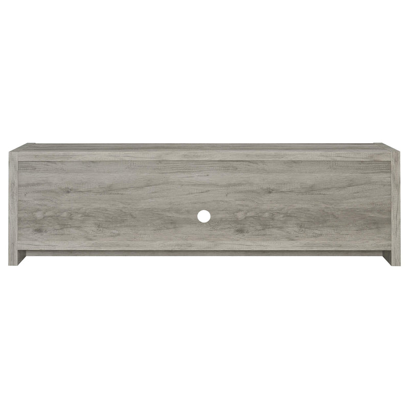 Burke 3-Piece TV Entertainment Center Fits 75-Inch TVs Grey Driftwood