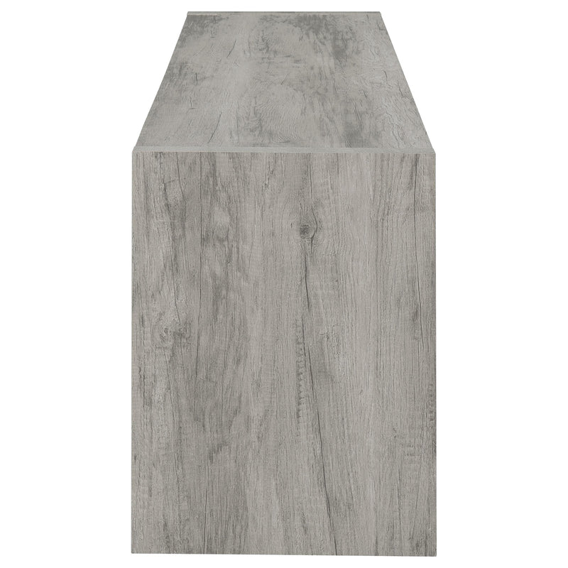 Burke 3-Piece TV Entertainment Center Fits 75-Inch TVs Grey Driftwood