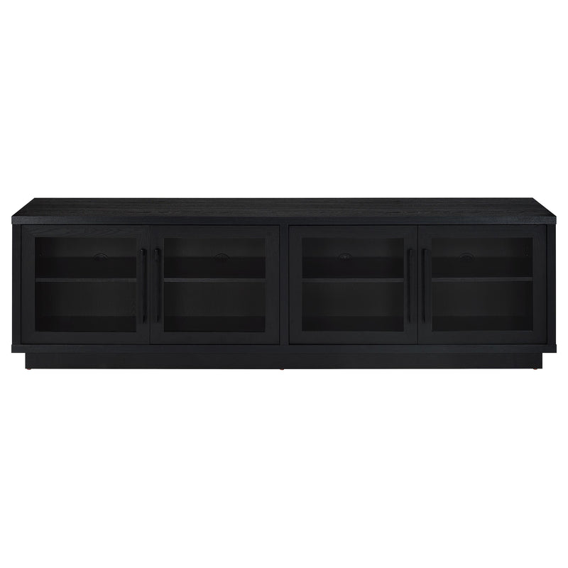 Medina 4-Door TV Stand for TVs up to 85 Inches Black