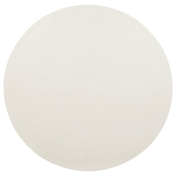 Lucaire 54-inch Round Cultured Marble Dining Table Sandstone