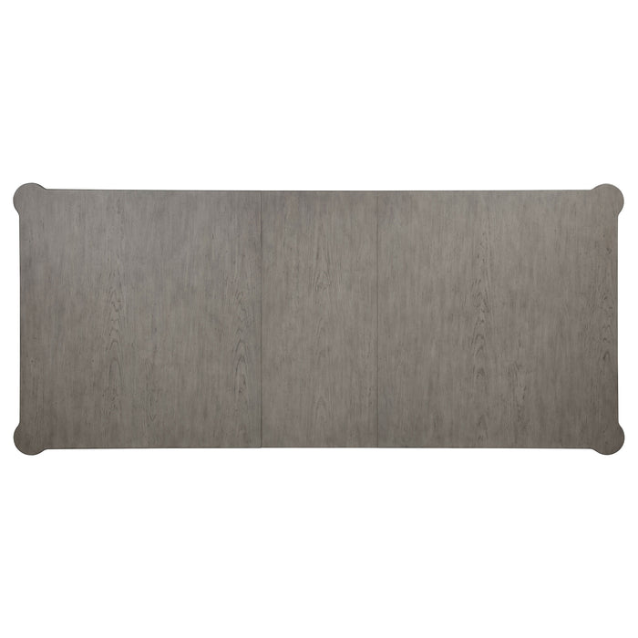 Cresswell 7-piece 104-inch Extension Dining Set Weathered Taupe