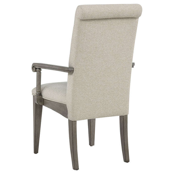 Cresswell 7-piece 104-inch Extension Dining Set Weathered Taupe