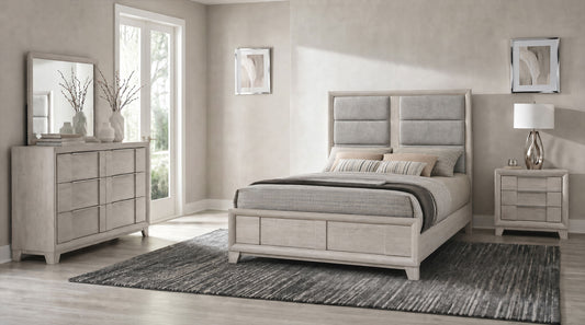 Farre 4-piece Queen Bedroom Set Washed Grey