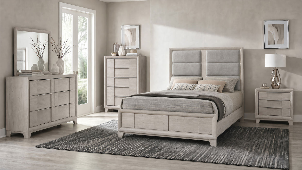 Farre Dresser Mirror Washed Grey
