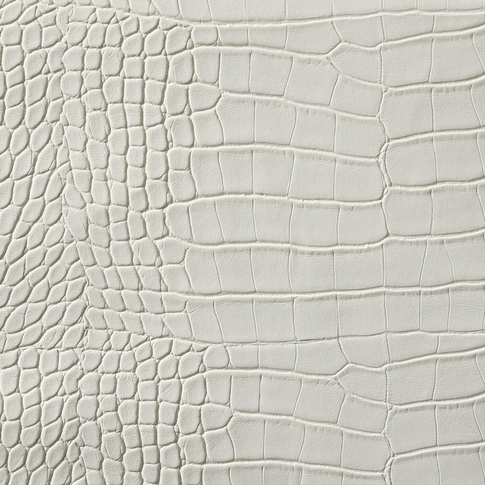 Barzini Upholstered Eastern King Wingback Bed White