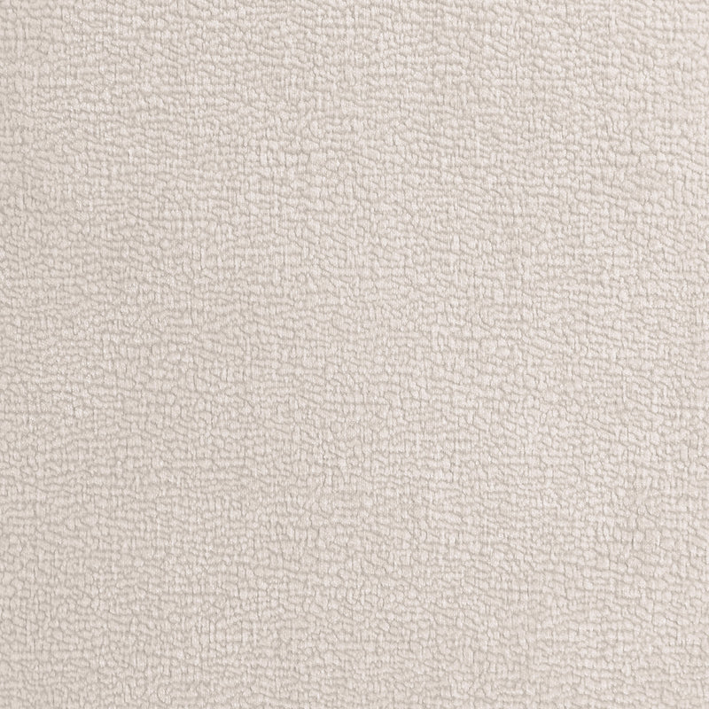 Eskola Chenille Accent Chair with Rounded Shelter Arms Ivory