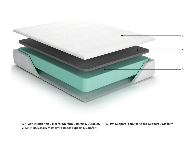 10 Inch Chime Memory Foam  Mattress