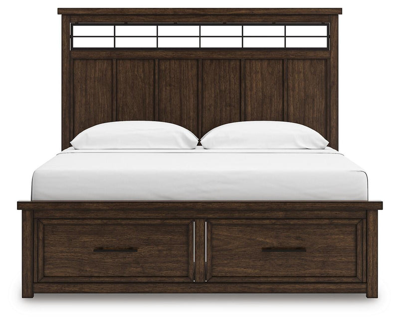 Taffenbrook King Panel Storage Bed
