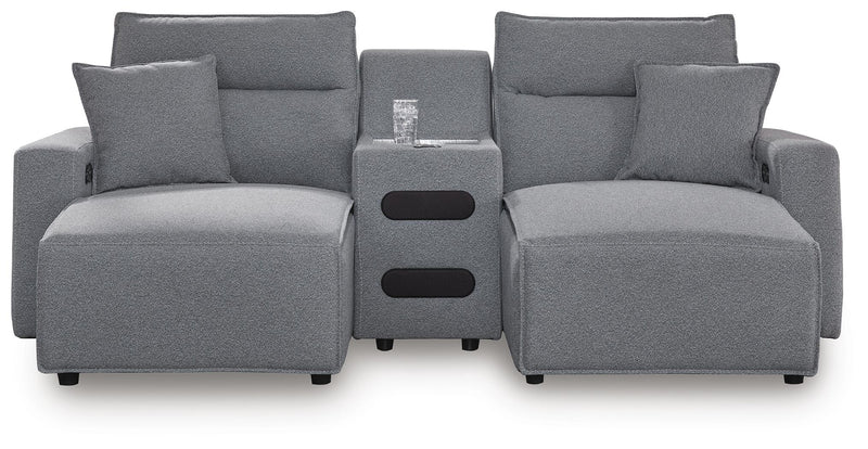 Modmax II 3-Piece Power Reclining Sectional with Chaise and Audio Console