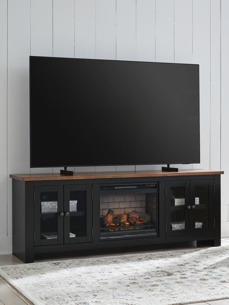 Wildenauer 76" TV Stand with Electric Fireplace