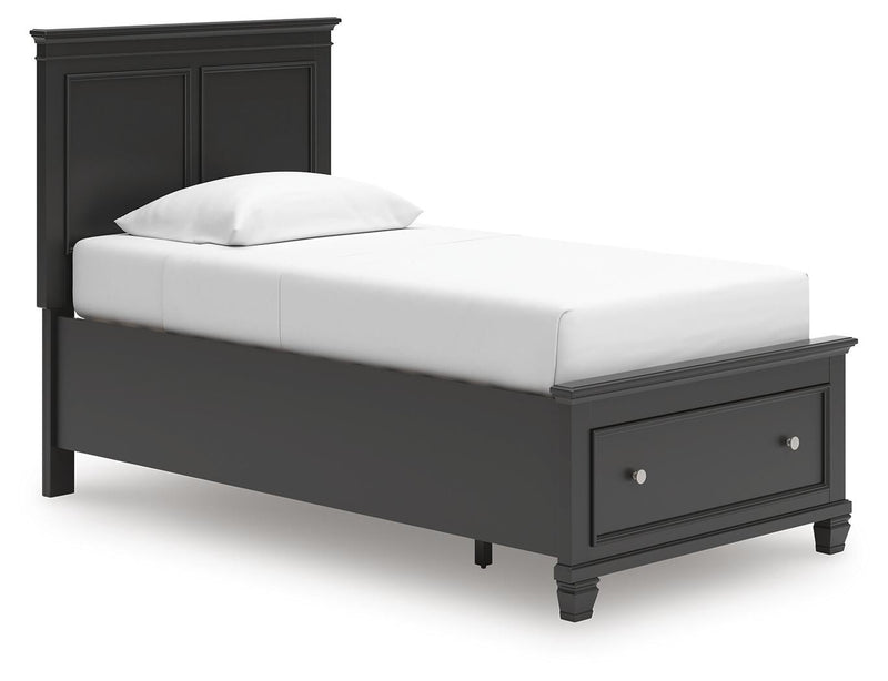 Lanolee Twin Panel Storage Bed
