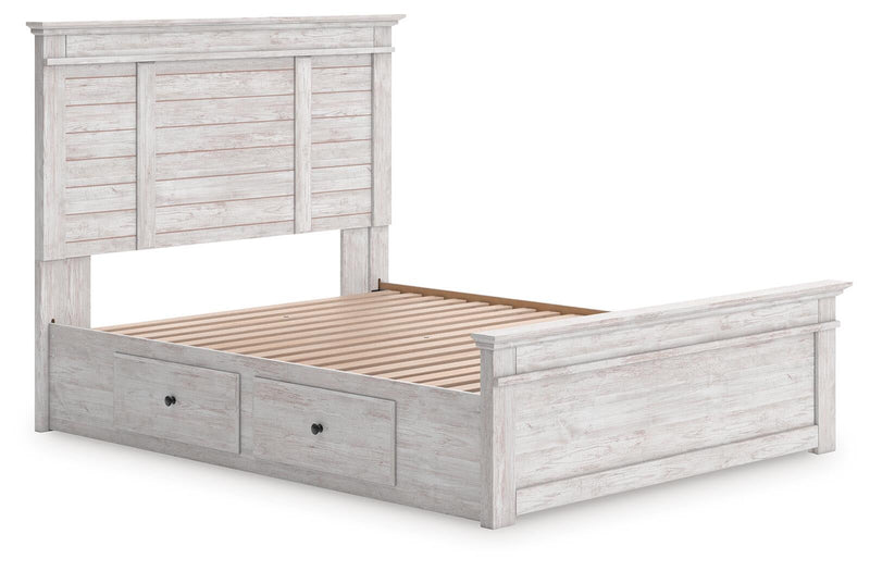 Makidern Queen Panel Storage Bed