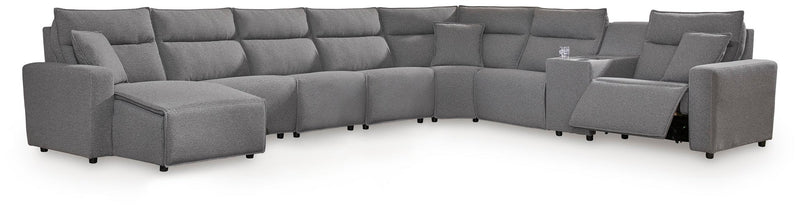 Modmax II 8-Piece Power Reclining Sectional with Console