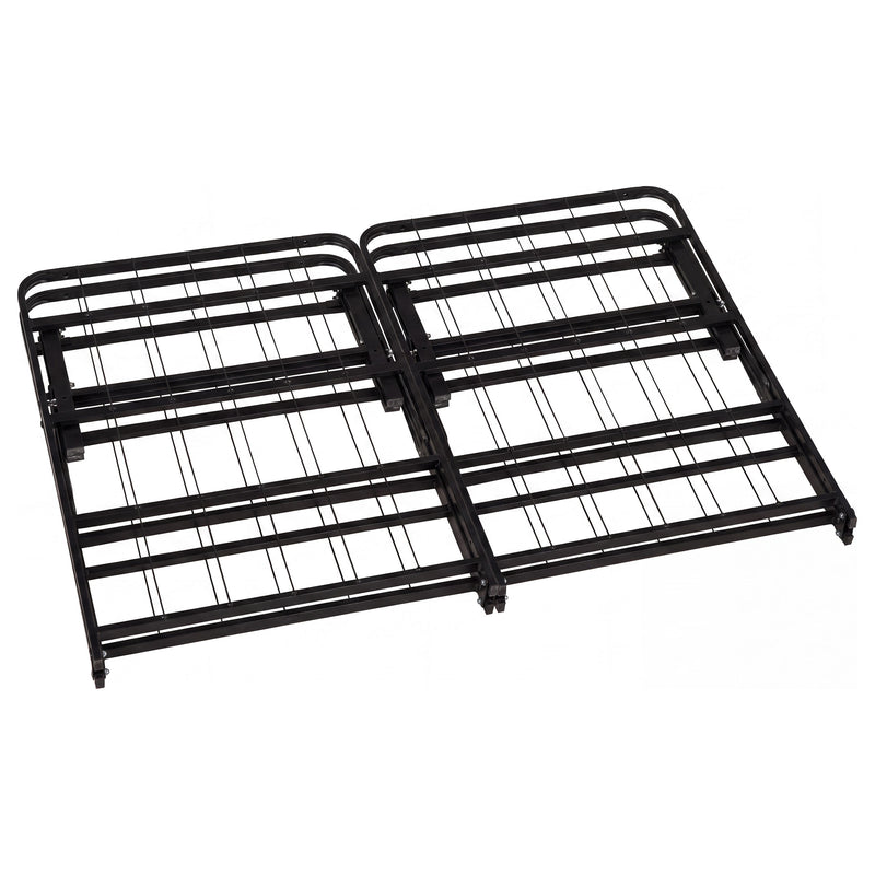 Kramer Full Folding Metal Platform Bed Frame Black
