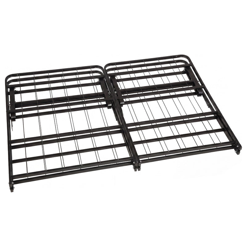 Kramer California King Folding Metal Bed Frame Black