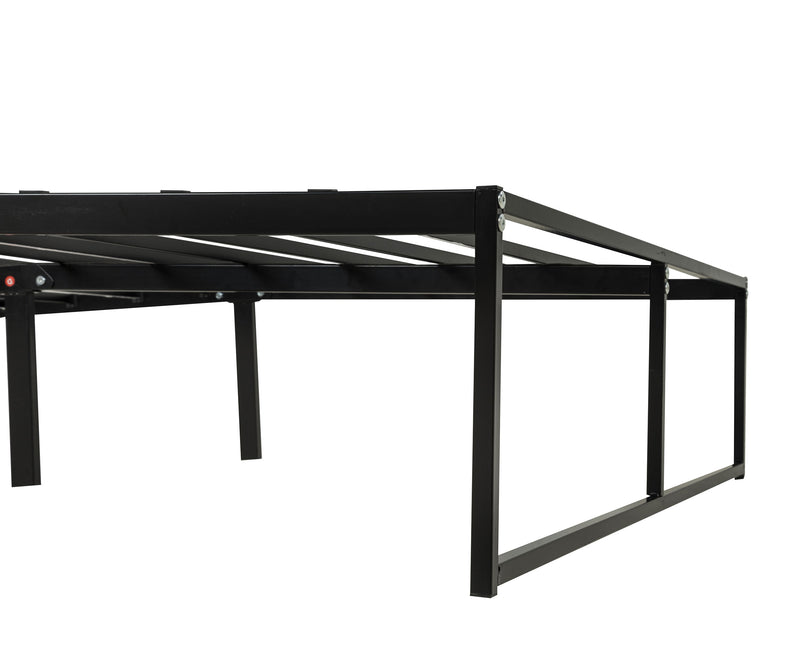Gates Full Heavy-Gauge Metal Platform Bed Frame Black