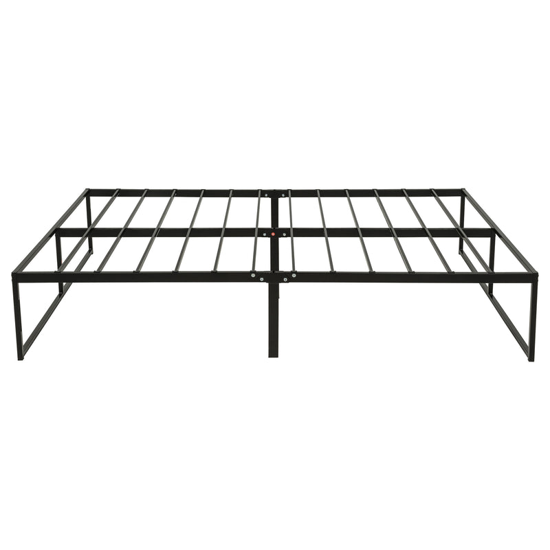 Gates Queen Heavy-Gauge Metal Platform Bed Frame Black