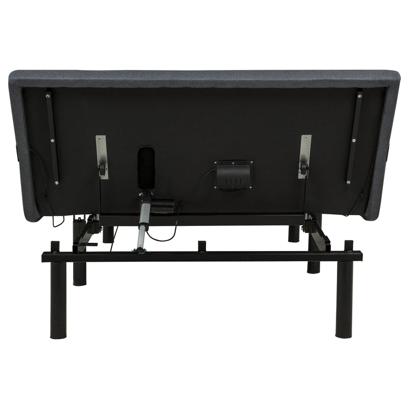 Weston Queen Dual-Motor Massage Adjustable Bed Base in Black and Grey