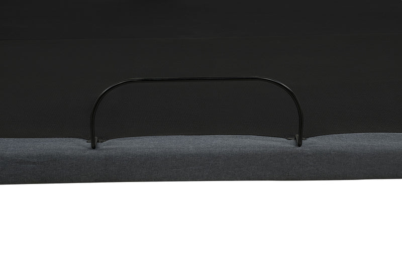 Weston Queen Dual-Motor Massage Adjustable Bed Base in Black and Grey