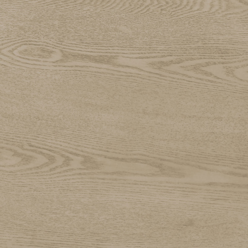 Strouse Contemporary Round End Table in Natural Oak