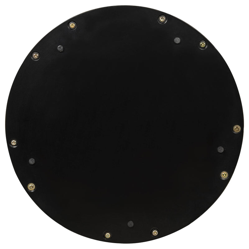 Naser 48-inch Round Glass Top Dining Table Light Oak