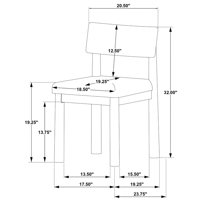 Faulkner 7-piece 84-inch Extension Dining Set Cream
