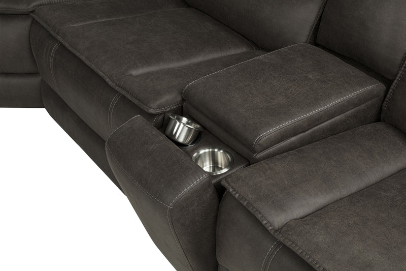 Marcell 3-Piece Power Reclining Loveseat with Charging Console Grey