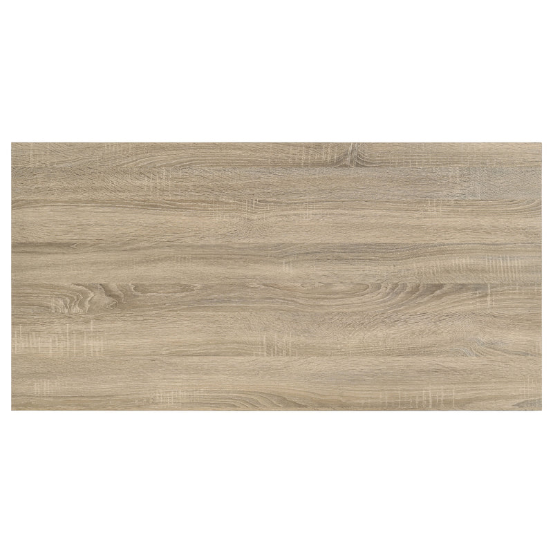 Garza 3-Piece Rectangular Coffee Table Set Greige Oak