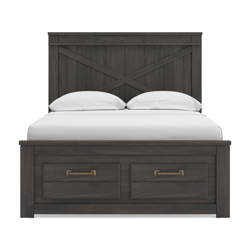 Vonitta Bay Full Panel Platform Storage Bed