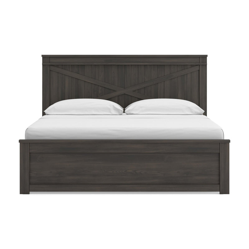 Vonitta Bay King Panel Platform Bed with Storage
