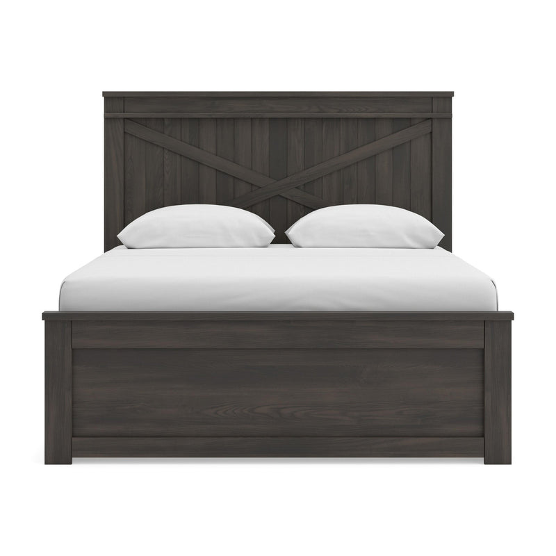 Vonitta Bay Queen Panel Bed with 2 Sided Storage